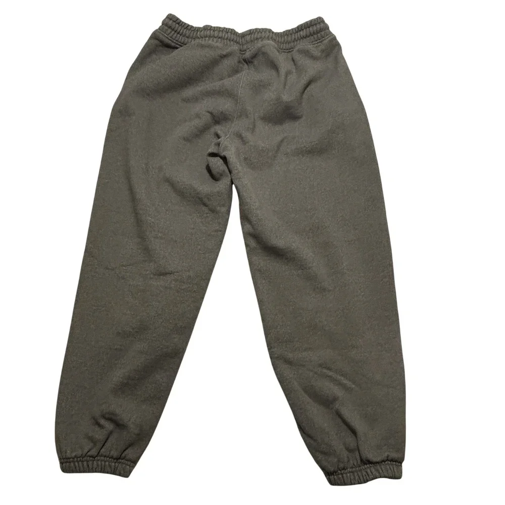 The North Face Mens Large Gray Fleece Joggers Sweatpants Drawstring F22 721556